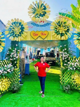 cổng lá dừa xưa