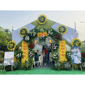 cổng lá dừa xưa 1