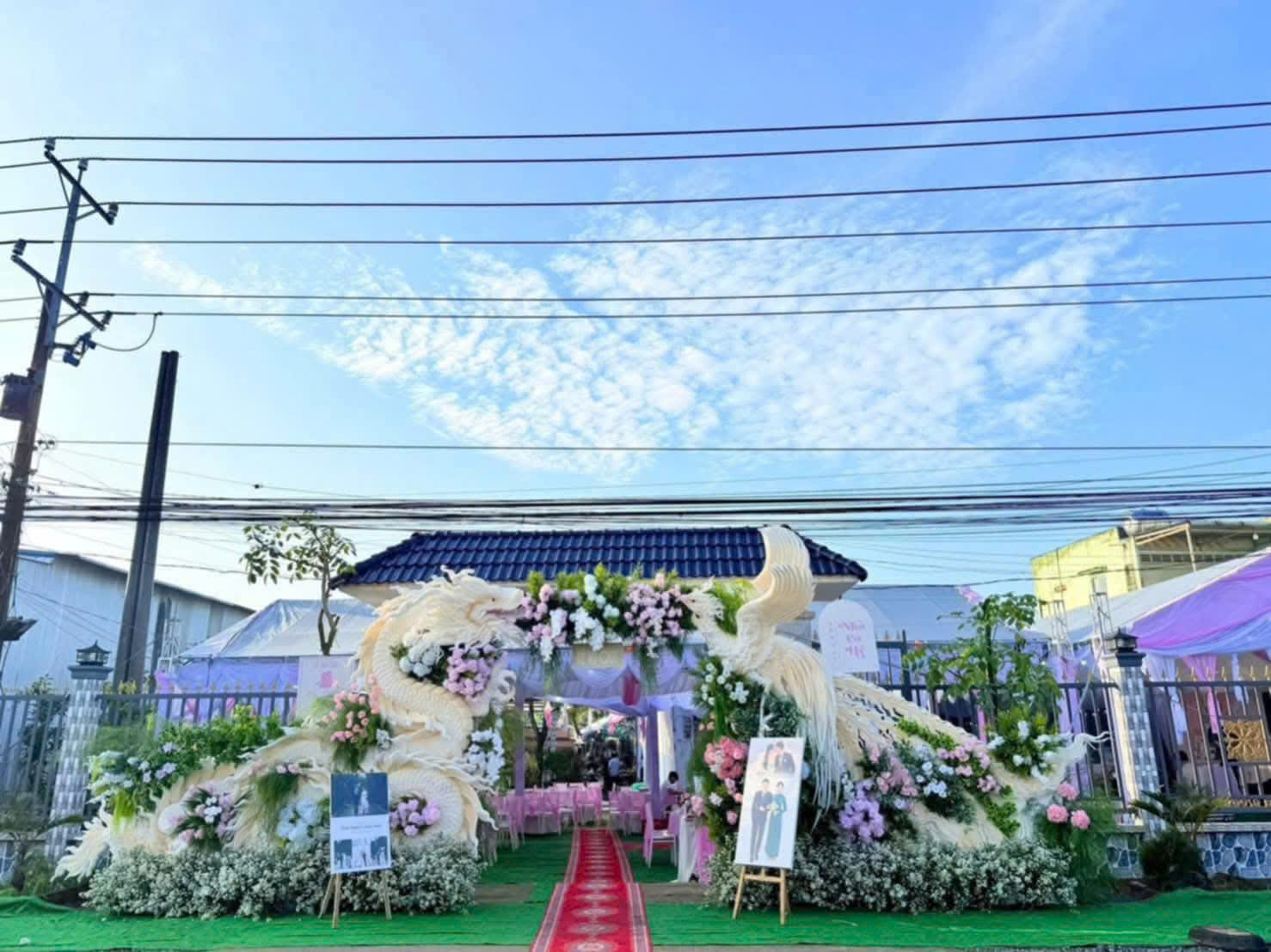 CỔNG CƯỚI RỒNG PHỤNG ĐẸP MẪU 004