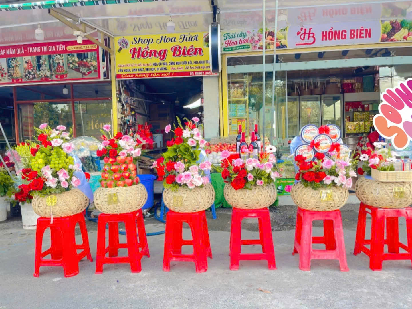 MÂM QUẢ CƯỚI MẪU 003