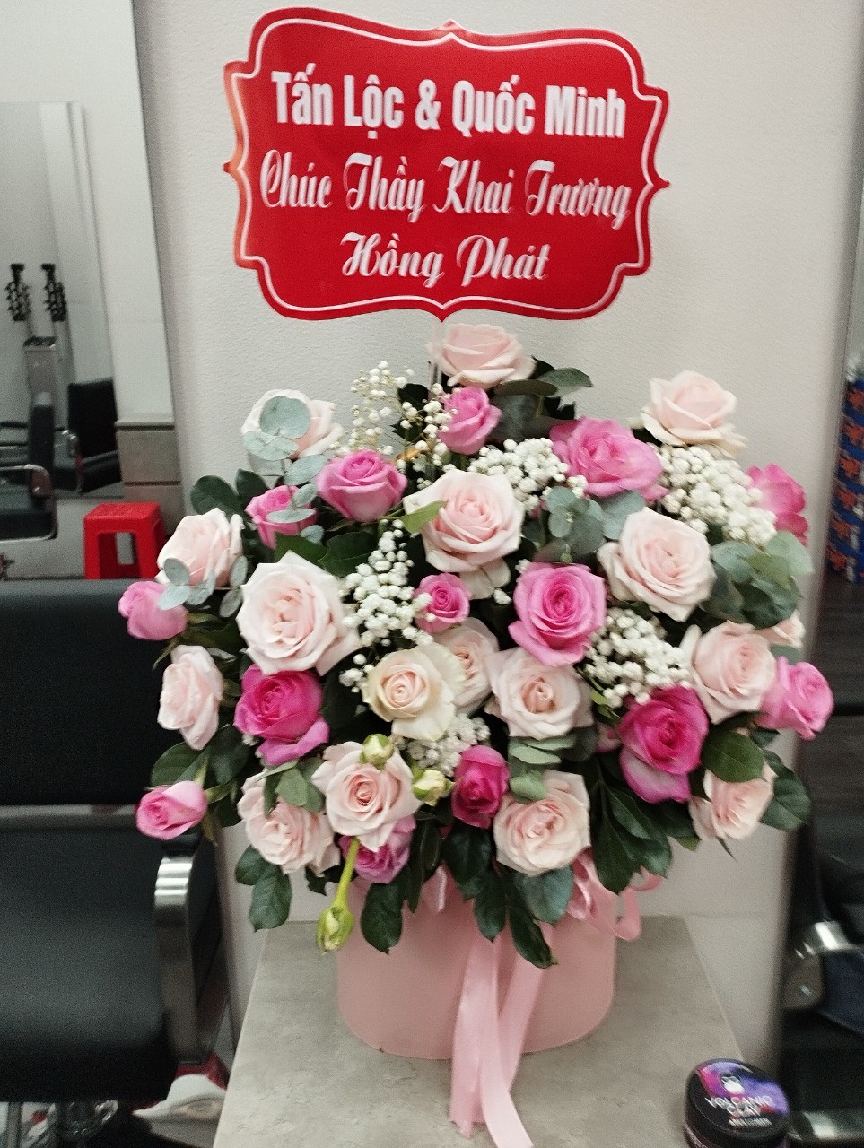 HỘP HOA KÍNH TẶNG 2