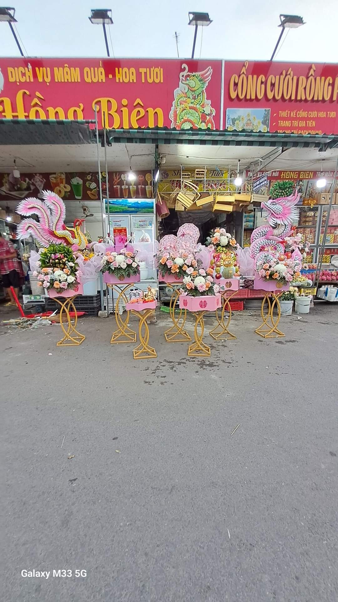 MÂM QUẢ RỒNG PHỤNG MÀU HỒNG SIEU NGỌT NGÀO NHÉ!
