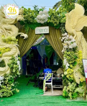 CỔNG CƯỚI RỒNG PHỤNG ĐẸP MẪU 006