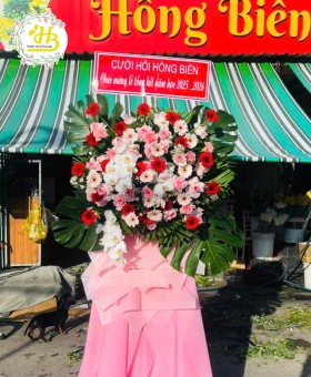 KỆ HOA CHÚC MỪNG TỔNG KẾT