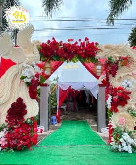 CỔNG CƯỚI RỒNG PHỤNG ĐẸP MẪU 009