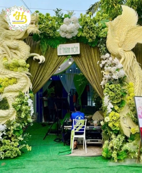CỔNG CƯỚI RỒNG PHỤNG ĐẸP MẪU 010
