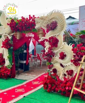 CỔNG CƯỚI RỒNG PHỤNG ĐẸP MẪU 011