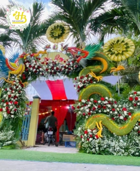 CỔNG CƯỚI RỒNG PHỤNG CHỢ MỸ XƯƠNG MỚI