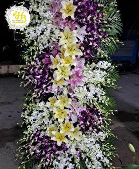 Kệ hoa viếng 4 tầng