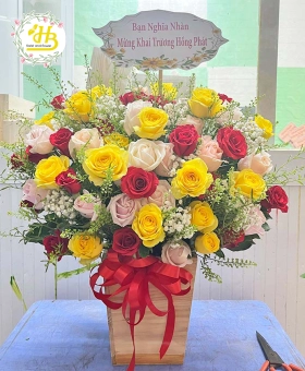 Giỏ Hoa Khai Trương