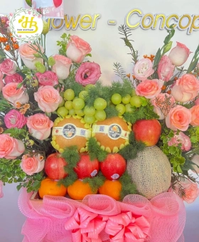 TRÁI CÂY+ HOA TƯƠI
