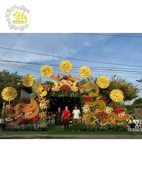 CỔNG CƯỚI RỒNG PHỤNG SIÊU TO KHỔNG LỒ