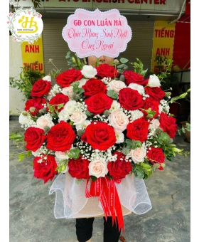 Giỏ hoa hồng Sinh nhật