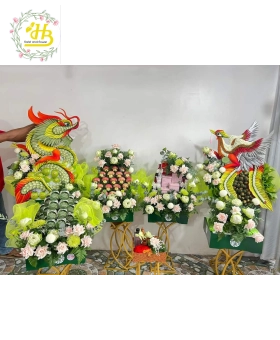 RỒNG PHỤNG 2 CÁNH BẠC SIÊU HOT